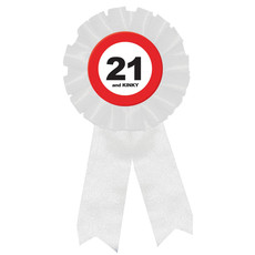 Rozet Verkeersbord 21 Jaar