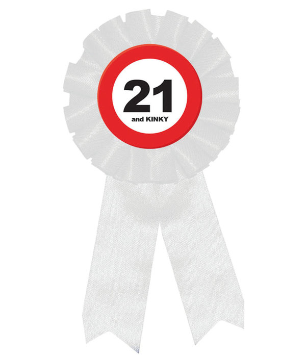 Rozet Verkeersbord 21 Jaar