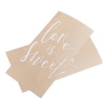 Love is Sweet Bruiloft zakjes (20st)