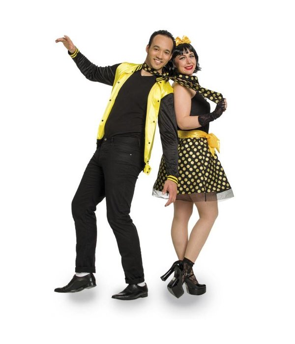 Rock en Roll outfit 4-delig