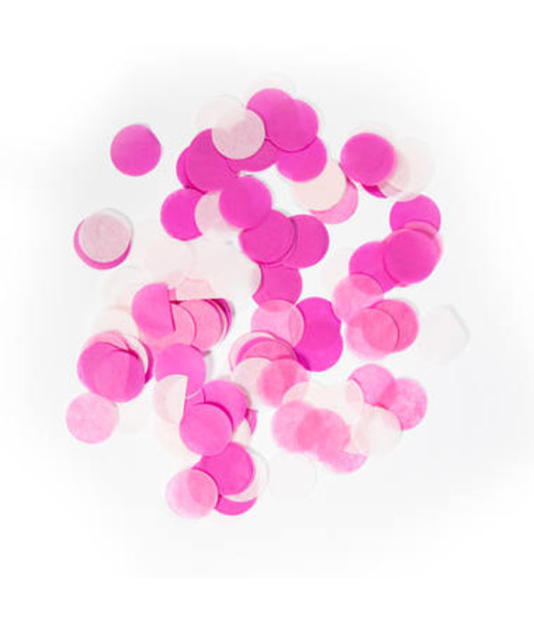 Baby Roze en Witte Confetti (14g)