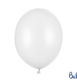 Metallic Ballonnen Wit Puur (50st)