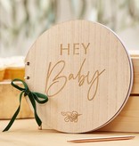 Botanical Baby Houten Gastenboek