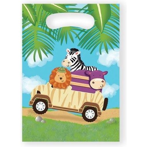 Uitdeelzakjes Safari (8st)