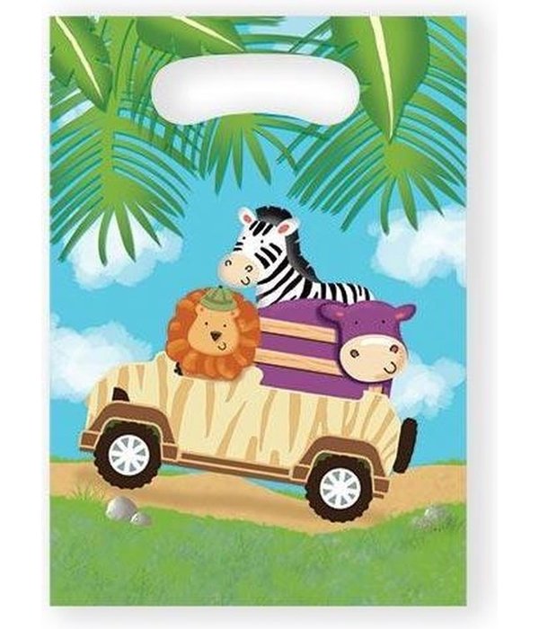 Uitdeelzakjes Safari (8st)