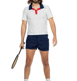 Tennis Kostuum Retro Heren