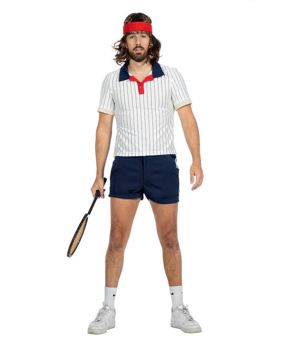 Tennis Kostuum Retro Heren