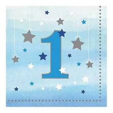 Servetten 1 Jaar Twinkle Boy (16st)