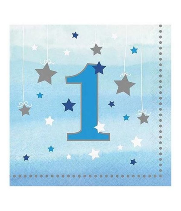 Servetten 1 Jaar Twinkle Boy (16st)