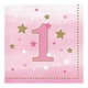 Servetten 1 Jaar  Twinkle Girl (16st)