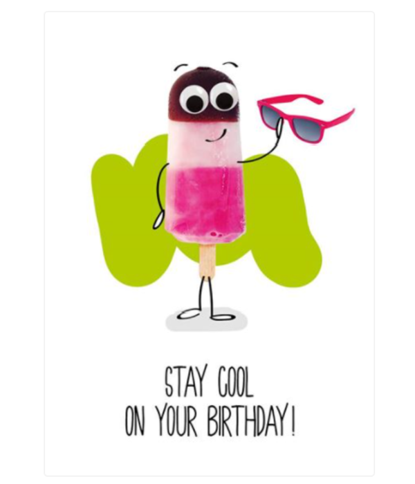 Verjaardagskaart 'Stay Cool On Your Birthday'