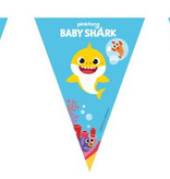 Baby Shark Vlaggenlijn Verjaardag Kind (2m)
