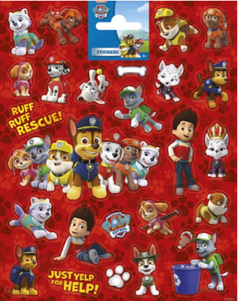 Paw Patrol Stickervel afbeelding