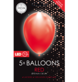 Led Ballonnen Rood (5st)