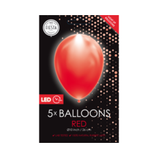 Led Ballonnen Rood (5st)