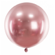Grote Glossy Ballon Rosegoud (60cm)
