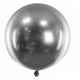 Grote Glossy Ballon Zilver (60cm)