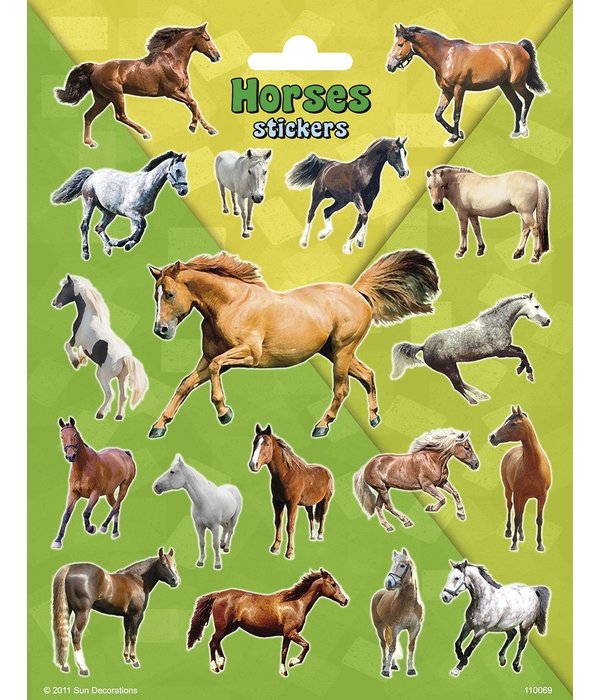 Paarden Stickervel Set Horses