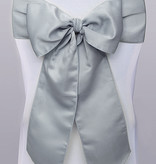 Stoel Decoratie Strik Zilver (275cm)