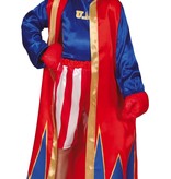 Bokser Kostuum Kind Rood/Blauw