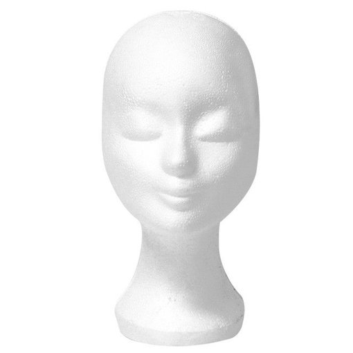 Etalagehoofd Clarke piepschuim