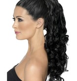 Hairextensions op clip zwart krul