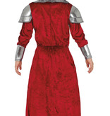 Ridder Kostuum Kind Rood/Grijs