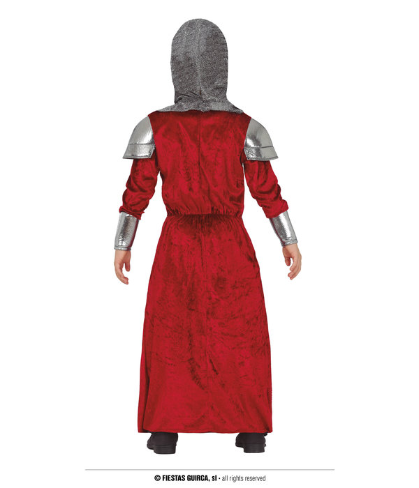 Ridder Kostuum Kind Rood/Grijs
