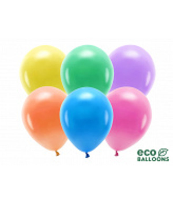 Pastel Kleuren Mix Ballonnen Premium Organic (10st)