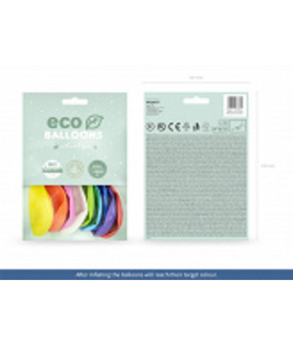 Pastel Kleuren Mix Ballonnen Premium Organic (10st)