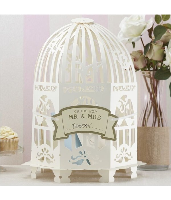 Bruiloft Enveloppendoos Vogelkooi