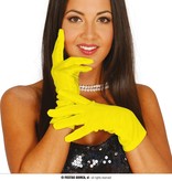 Korte Handschoenen Geel