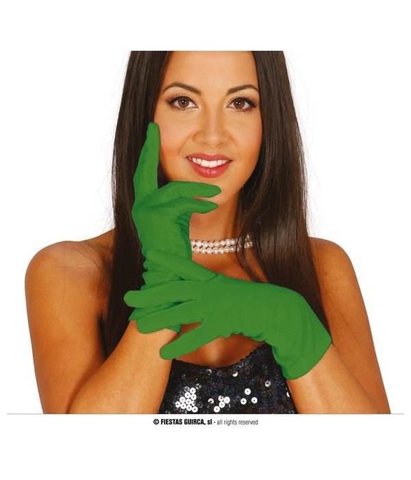 Korte Handschoenen Groen