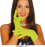 Korte Handschoenen Lime Groen