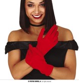 Korte Handschoenen Rood