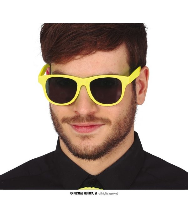 Partybril Neon Geel