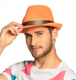 Hoed neon oranje