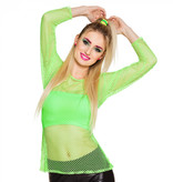 Visnet shirt groen neon