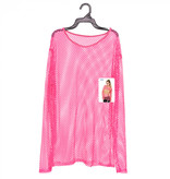 Visnet shirt neon roze