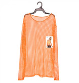 Visnet shirt neon oranje