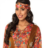 Peace ketting + oorbellen