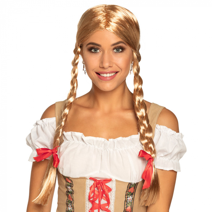 Pruik Apres Ski blond afbeelding