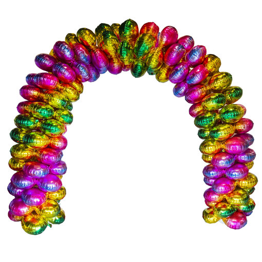 Follieballonnen Ballonnenboog Regenboog Rond