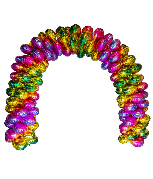 Follieballonnen Ballonnenboog Regenboog Rond