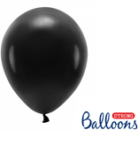 Pastel Ballonnen Zwart - 10 Stuks