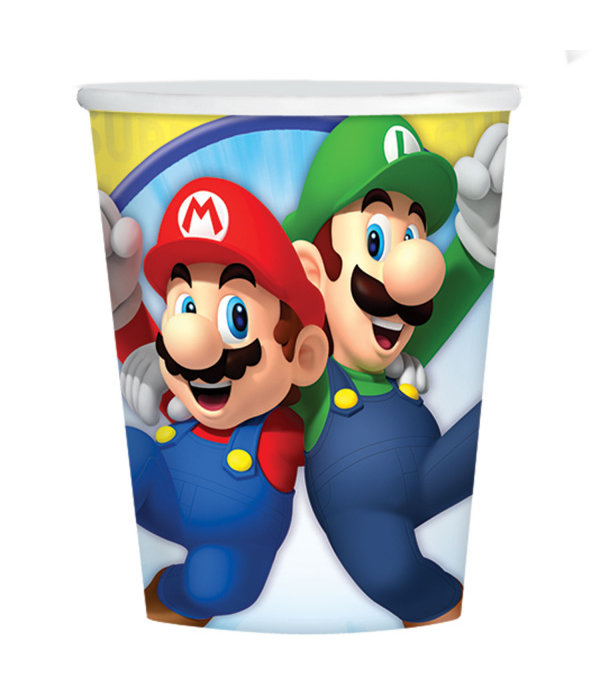 Super Mario Drinkbekers (8st)