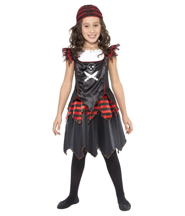 Piraten verkleedkleding meisje