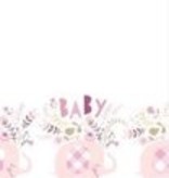 Tafelkleed Olifant Geboorte Meisje (140x210cm)