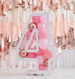 Ballon Mozaïek kit Cijfer 4