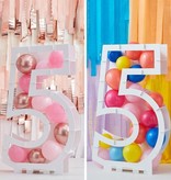 Ballon Mozaïek kit Cijfer 5